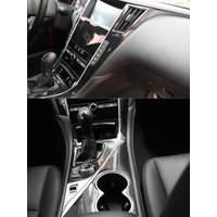 Carbon Fiber Style Interior Hard Trim Cover, Gear Shift, Door Panel and Window Switch Fits Infiniti Q50 2013-2022