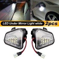 2X For Volkswagen Passat B7 2011-2019 Passat CC 09-12 LED Puddle Light Bulb Under Side Mirror Light No Error Led Puddle Lamp