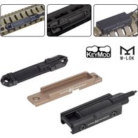 Surefire M300 M600 Scout Light Remote Tape Pressure Pad Switch For SF M600B Flashlight Fit M-LOK Keymod 20mm Rail Mount Plate