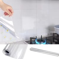 Transparent Waterproof Decoration Wall Protector Waterproof Oil-Proof Film Kitchen Electrostatic Invisible Wall Sticker Cabinet