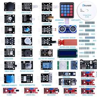 ELEGOO Upgraded 37-in-1 Sensor Modules Kit with Tutorial, Compatible with Arduino® IDE — for UNO R3, MEGA, Nano DIY Electronic K