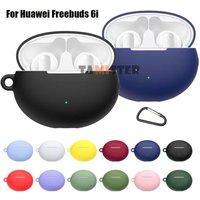 Silicone Case For Huawei FreeBuds 6i Wireless Earphones Protector Accessories Protective Sleeve Cover Shell Housing With Hook