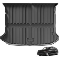 for Genesis GV60 2023 2024 2025 Car Rear Trunk Mats Liner Pad TPE 3D All Season Protection Black
