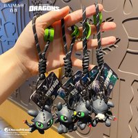 Original Genuine Version How-To Train Your Dragon Toothless Small Ornament Small Accessories Car Keychain Pendant Gift