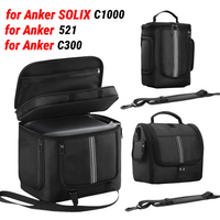 Carrying Case for Anker C300/SOLIX C1000 Portable Power Station Travel Storage Bag Organizer Bag with Shoulder Strap & Handle