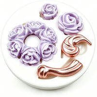 Rose Silicone Sugarcraft Mold Resin Tools Cupcake Baking Mould Fondant Cake Decorating Tools