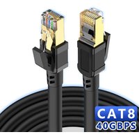 High Speed Cat 8 Ethernet Cable 40Gbps 2000MHz SFTP RJ45 Network Internet Lan Patch Cord for Laptops PS5 Router Cat8 Cable