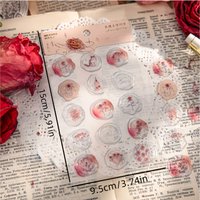 15PCS Simulated Wax Seal Set, Rose Shaped, Lacquer Wax Seal Stickers, Suitable for DIY Scrapbooks, Diaries, and Envelope Sealing