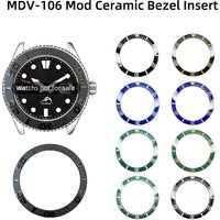 MDV-106 Watch Accessories 41x32.8/32.9mm watch Bezel Insert fit for Casio Swordfish 106/107 Duro Marlin watch parts