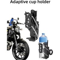 AliExpress NONE 1PC 360 Degree Adjustable Bike Motorcycle Handlebar Cup Holder Cage For Water Bottle MTB Road Cycling ADV Motorbike Mount Stand