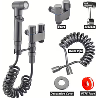 Toilet Cleaning Bidet Toilet Sprayer Set Cold Water Portable Bidet Toilet Accessories Handheld Bathroom Wash Anal Douche