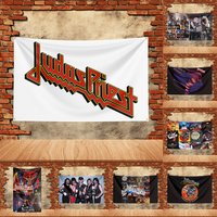 90X150ft Judas Priest Band Party Flag Polyester Printed Flag Banner Tapestry for Garden Garage Decoration Concert Flag