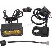 AliExpress NONE Universal Electric Dirt Bike Square Headlight Switch For Sur-Ron Talaria Yellow Spot Flood 3 Inch LED Pod Combo Kit Plug N Play
