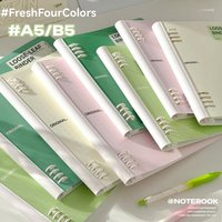 1PC Qingyaji Series A5/b5 Soft Spine Loose Leaf Notebook Detachable Notebook Not Uncomfortable To The Touch High Aesthetic Value