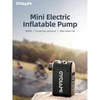 AliExpress CYCLAMI A2 Mini Electric Air Pump Portable Bicycle Cordless Air Inflator Presta Schrader Valve Outdoor Road MTB Bike Accessories
