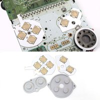 For GBC Clicky Tactile Button Kit Mod Switches & Membranes for Gameboy color Console Motherboard Buttons conductive Pads