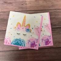 20pcs 33*33cm 2-ply Unicorn-themed Napkins Table Ambiance Decor DIY Decoupage Paper