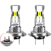 2x Mini H7 LED H4 H1 H3 Headlight Bulb 50000LM Wireless 120W CSP Car Headlamp Auto Diode Lamp High Low Beam Plug And Play12V