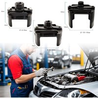 60-80/80-105/105Adjustable Two-Jaws Oil Filter Wrench Filter Filter Wrenches Remover Steel Fuel Cast Two-Claw Disassembly Tools