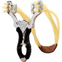 Outdoor Hunting Metal Slingshot Rubber Elastic Band Catapult Strong Elastic Band Replacement Accessories Shooting Tools