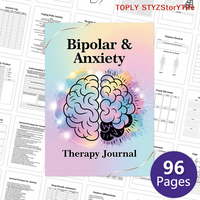 1PC Bipolar Anxiety Bipolar Disorder BD Psychological Therapy, Journal Planners Notebook