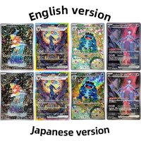 Pokemon Foil Cards English and Japanese Versions UMBREON MEWTWO MAGIKARP Game Collection PTCG Proxy Cards Children's toy Gifts