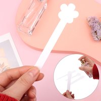 100Pcs Round Head Flower Shaped Perfume Blotter Paper Strips Essential Oil Fragrance Tester Strips Aromatherapy Scent Smelling T