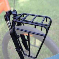 Steel Material Bike Luggage Rack Sturdy Durable Stable Cycling Mountain Bike Luggage Carrier Load-bearing Bicycle Accessories