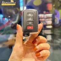 Transparent TPU Car Remote Key Case Cover for Toyota Auris Camry RAV4 Avalon Yaris Verso 2012 2013 2014 2015 2016 2017 2018