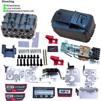 M18 15*21700 Li-ion Battery Plastic Case PCB Charging Protection Circuit Board Shell For Milwaukee 18V 12Ah Sticker Label