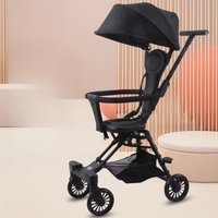 One-Second Fold Baby Carrier 180° Reclining Seat with XL Storage UV Protection 12lbs Lightweight Travel Stroller with Cup Holder