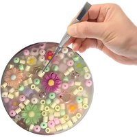Silicone Floral Picky Pad Stress Relief Anxiety Toy Pad Pick Pad Fidget Trichotillomania 6/8/10CM Skin Picking Fidget Toy