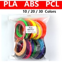 PLA / ABS / PCL Filament For 3D Pen,10/20/30 Rolls Diameter 1.75mm 30 Colors Plastic For 3D pen, Color Does Not Repeat