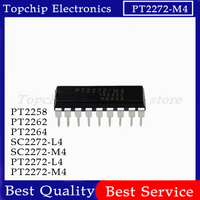 10pcs PT2262 PT2264 PT2272-L4 PT2272-M4 PT2272 SC2272-L4 SC2272-M4 DIP-18 PT2258 DIP-20