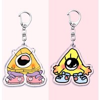 Cute Cartoon Baby Kawaii Keychain Key Chain Ring for Bag Cipher Baby Keyring Jewelry Anime Gravity Fans Halloween Gift
