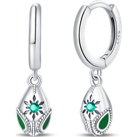 925 Sterling Silver Retro Snake Head Hoop Earrings Sparkling CZ Zircon Earrings For Women Fine Birthday Anniversary Jewelry Gift