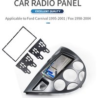 2 Din Panel for Ford Focus Mk1 Fiesta Panel Dash Mount Kit Interior Car Radio Mount Surround