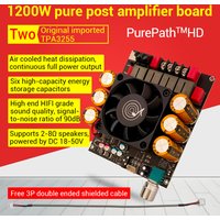 DC 18-50V ZK-6002 Pure Post Verstärkerplatine 2.0 Stereo mit Hoch- und Niederfrequenzmodulation 600W + 600W Verstärkerchip TPA3255