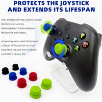 High-Rise Silicone Analog Stick Grip Caps For XBOX ONE Controller Thumb Cap Compatible with PS5 Switch Pro Gamepad Thumb Stick