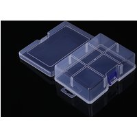 Clear Plastic Rectangular Storage Box Waterproof Dustproof Screwdrivers Bits Tools Organizer Case Transparent Packing Container