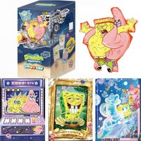 KAYOU SpongeBob SquarePants Wonderful Time Series 2 Collectible Cards Patrick Star Friends Anime Peripheral Gift Trading Cards