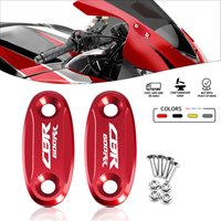 Motorcycle CNC Rear Mirror Hole Cover For CBR600RR 2004-2016 CBR1000RR 2004-2007 Windscreen Eliminators Mirror Cap cbr600rr