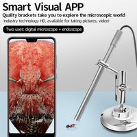 10X-200X Portable Digital USB/Type-c Microscope Inspection Magnifier IP67 Waterproof Camera Built-in 8 LED Lights