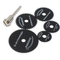 6pc Woodworking Metal Cutting Blade Electric Drill Circular Saw Blade High-speed Steel Electric Grinder Small Saw Blade Tool Set