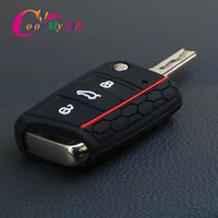 Silicone Car Key Protection Cover Key Holder Case Fit for Volkswagen VW Golf 7 MK7 7.5 2013 - 2019 Accessories
