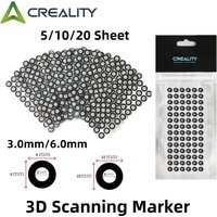 Creality 3.0/6.0mm 3D Scanning Marker for 3D Scanner, 3D Tracking Dot Reference Point Markers, Diffuse Reflection Markers