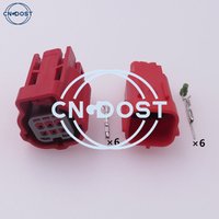 1 Set 6 Pin MWTRB-06-1A-R MWTPB-06-1A-R Auto OBD Diagnostic Connector AC Assembly Universal Plug Automotive Socket