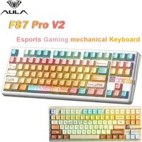 AULA F87 Pro V2 Tri-mode Wireless Mechanical Keyboard 8000Hz Hot-Swap RGB 10000mAh Gasket E-sports Gaming