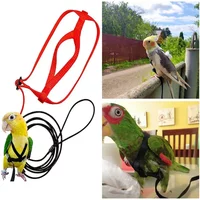 Anti-Bite Parrot Harness Leash Training Rope Bird Flying Leash for Pet Birds Durable Bird Harness Leash for Parrot