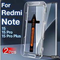 2 PCS Protective Film for Redmi Note 15 Pro and Note 15 Pro Plus Suitable High-definition Anti-scratch Screen Protection Film
